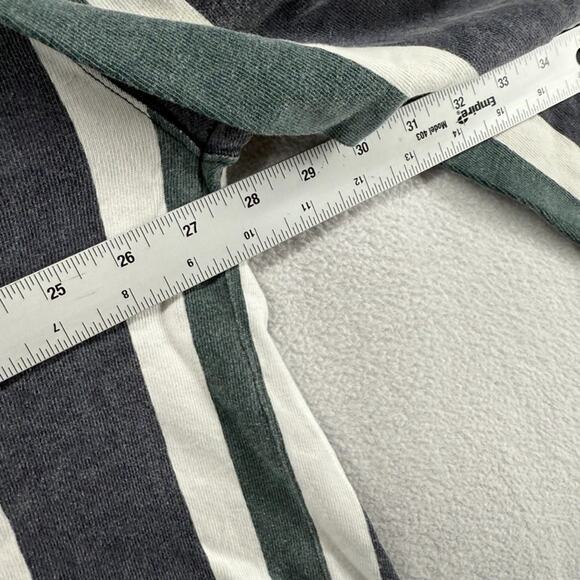 Vintage Britches Rugby Shirt Men's XL Green Blue Vertically Striped Colorblock - Picture 4 of 9